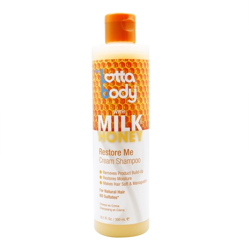Lottabody Milk & Honey Restore Me Cream Shampoo 10oz